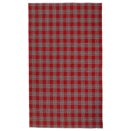 Скатерть ВИНТЕР 2018, клетчатый орнамент, красный (145x240 см)