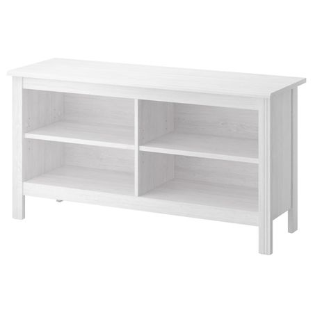 Тумба под ТВ, белый 120x36x62 см IKEA БРУСАЛИ 203.796.42