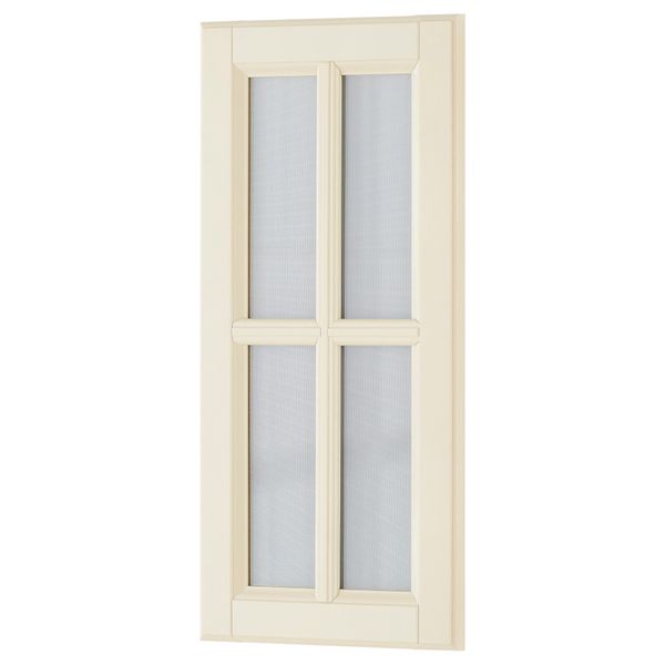 Стеклянная дверь ДАЛАРНА, белый с оттенком - схема-чертеж с размерами