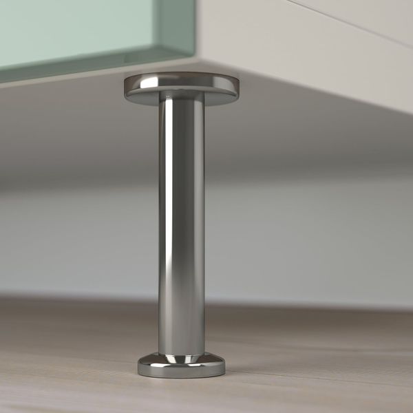 Комбинация для хранения с дверцами/ящ, белый, СЕЛЬСВ/СТАЛЛАРП глянцевый/серо-зеленый светлый, 120x40x74 см IKEA БЕСТО 792.684.87 - схема-чертеж с размерами