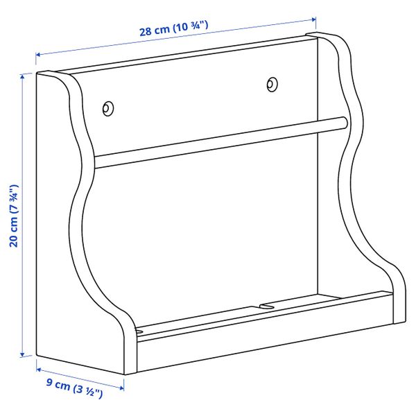 IKEA, дополнительный ракурс - схема-чертеж с размерами