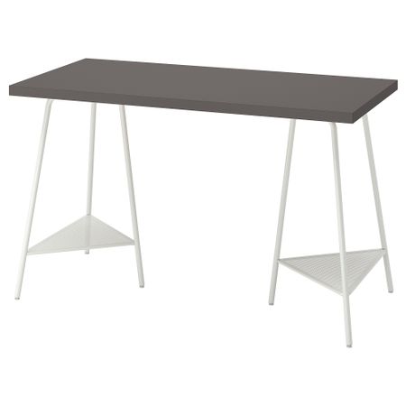 Письменный стол, 120x60 см, темно-серый-белый IKEA TILLSLAG ТИЛЛЬСЛАГ, LAGKAPTEN ЛАГКАПТЕН 294.167.44