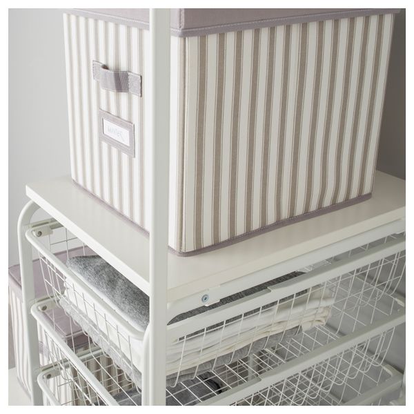 Рама + штанга, проволочные корзины АЛЬГОТ, белый (123x60x206 см) - фото 3