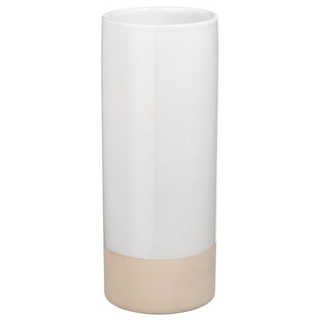 Ваза, белый, естественный, 21 см IKEA УППВАКТА 104.422.48
