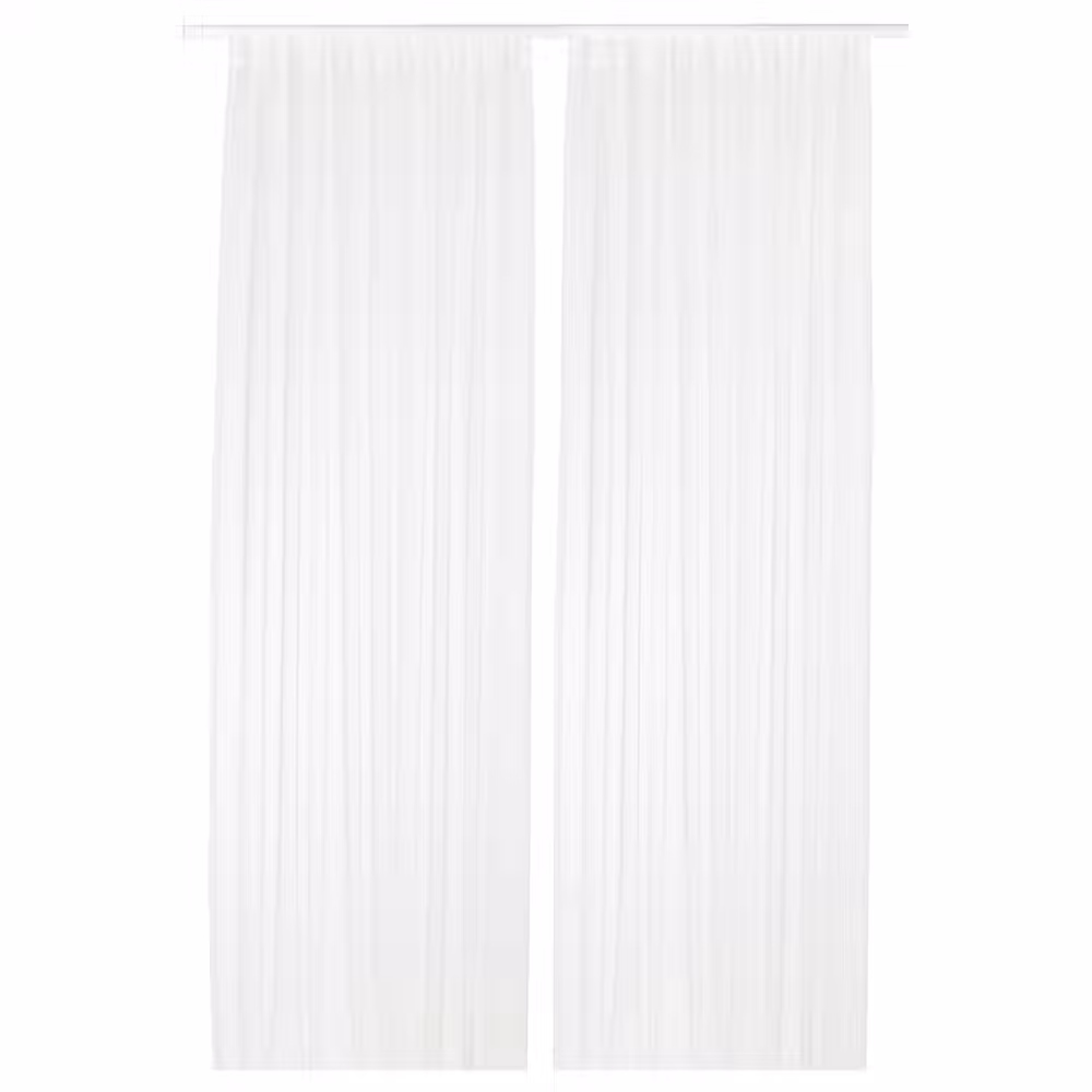 TERESIA Гардины, 2 шт. - белый 145x300 см - фото 1