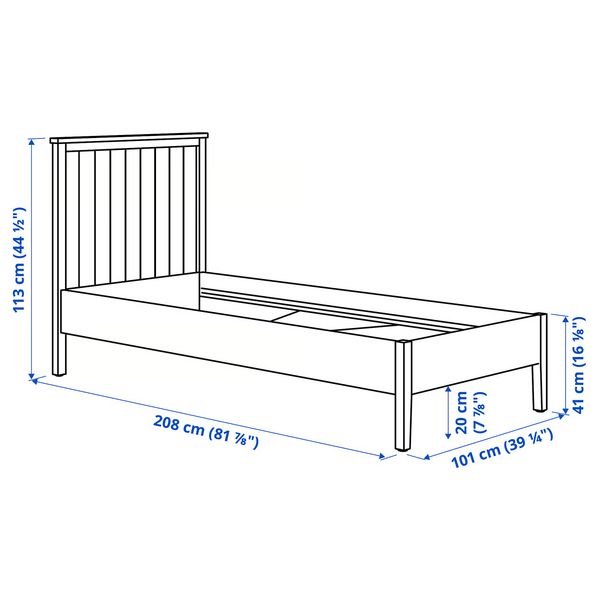 IKEA, дополнительный ракурс - схема-чертеж с размерами