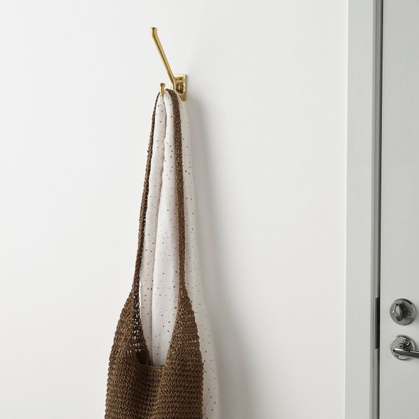 Крючок, желтая медь IKEA KÄMPIG КЭМПИГ 803.643.55 - фото 2