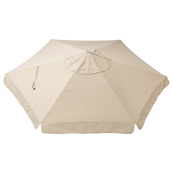 Купол зонта от солнца, 300 см, бежевый IKEA VÅRSTOCKHOLM СТОКГОЛЬМMEN ВОРХОЛЬМЕН 104.454.02 - схема-чертеж с размерами