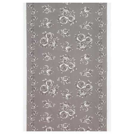 Ткань РОЗМАРИ, серый/белый (150 см)