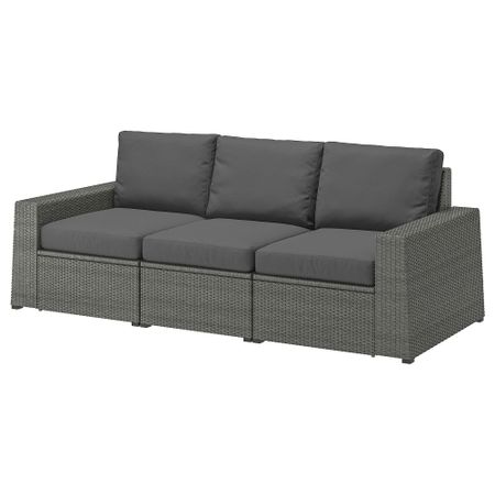 3-местный модульный диван, садовый, 223x82x88 cm IKEA SOLLERÖN СОЛЛЕРОН 992.877.72