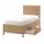 TONSTAD Каркас кровати с ящиками - дубовый шпон/Leirsund 90x200 см