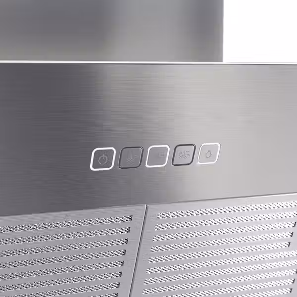 BEMÖTA Вытяжка кухонная стен креп (колпак) - цвет нержавеющей стали 70 см - фото 5