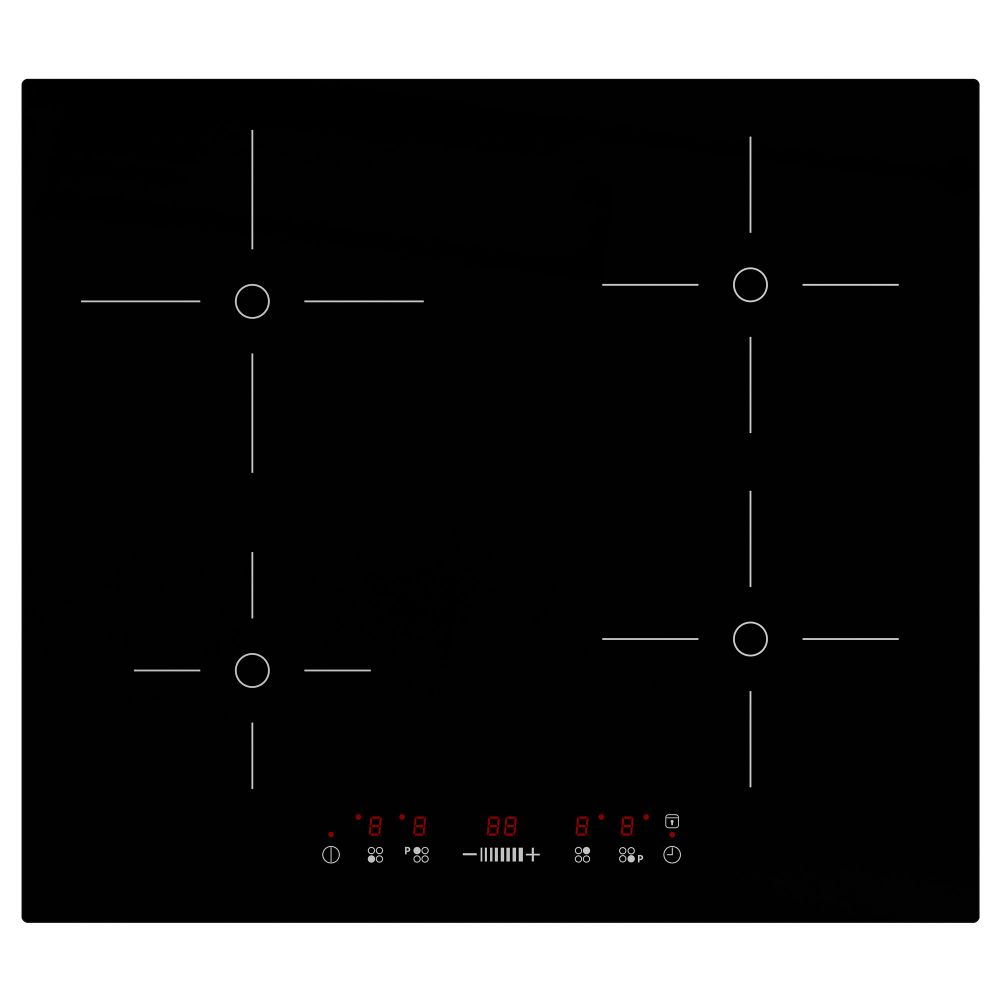 Индукционная варочная панель ФОЛКЛИГ, черный (58 см) - фото 1
