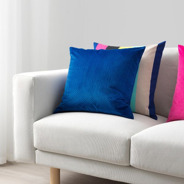 Чехол на подушку, синий 50x50 см IKEA ВЕНЧЕ 403.929.49 - фото 2