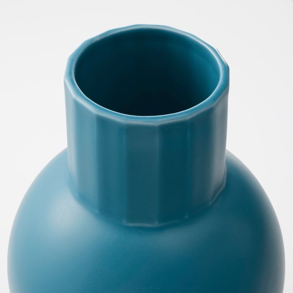 Ваза, синий 20 см IKEA OMFÅNG ОМФОНГ 804.639.06 - схема-чертеж с размерами