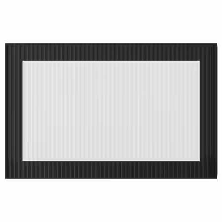 FÄLLSVIK ФЭЛЛСВИК Стеклянная дверь - антрацит/рифленое стекло 60x38 см