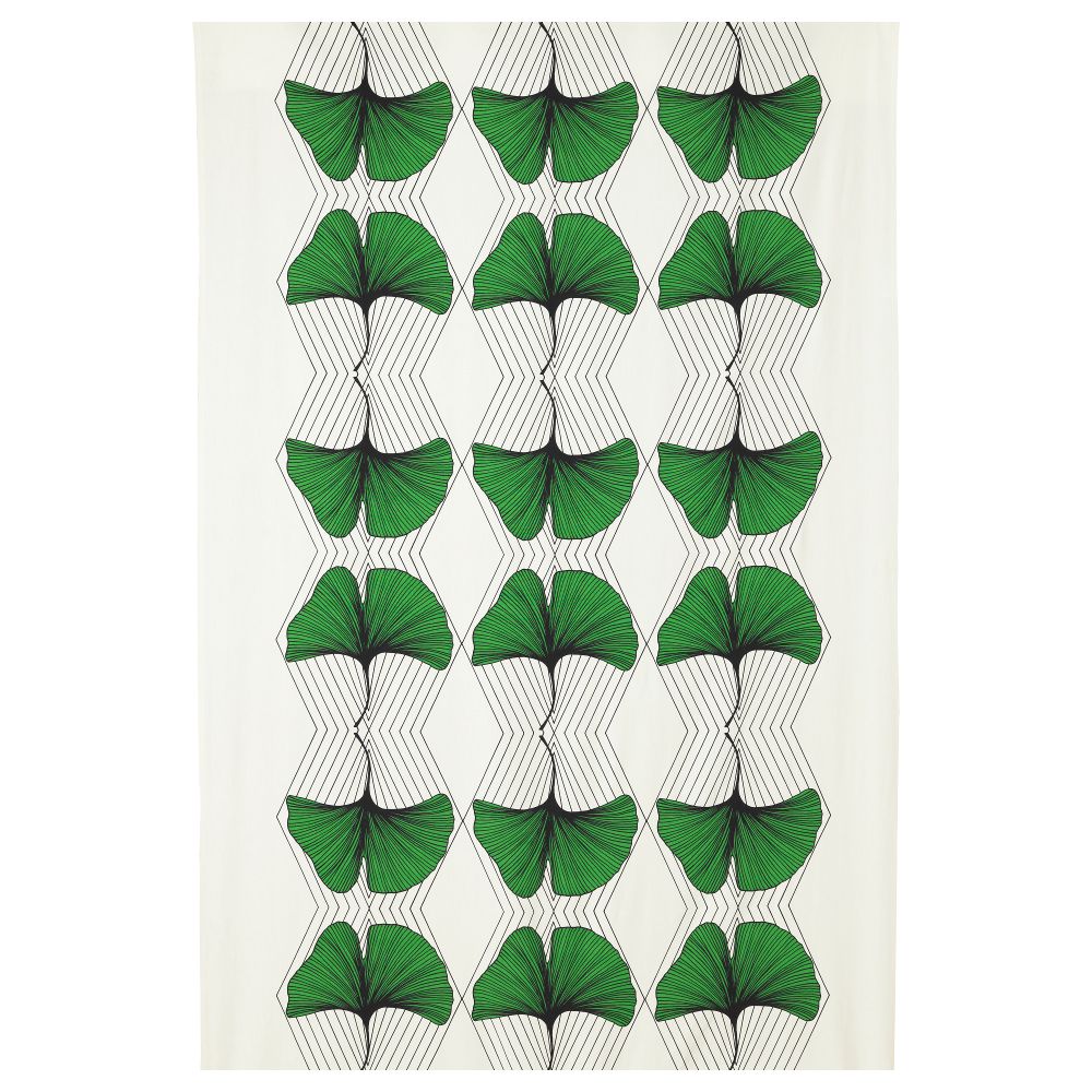 Отрез ткани АНВЭНДБАР, зеленый, белый (150x300 см) - схема-чертеж с размерами