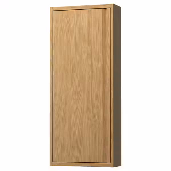 ÄNGSJÖN ЭНГШЁН Навесной шкаф с дверцей - под дуб 40x15x95 см - фото 1