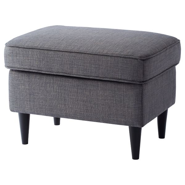 Табурет для ног, Шифтебу темно-серый IKEA STRANDMON СТРАНДМОН 604.198.82 - фото 1