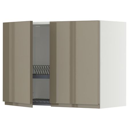 METOD Навесной шкаф с сушилкой/2дверцы