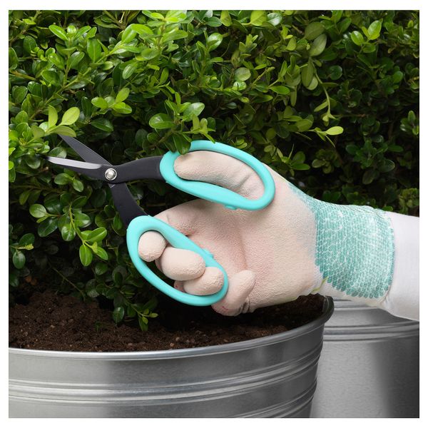 Ножницы для/зелени ЯККФРУКТ, бирюзовый - схема-чертеж с размерами