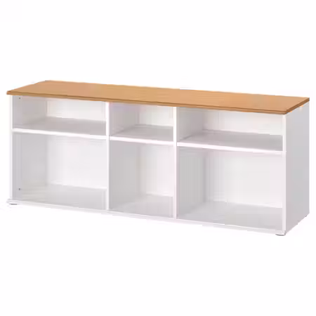 SKRUVBY Тумба под ТВ - белый 156x38x60 см