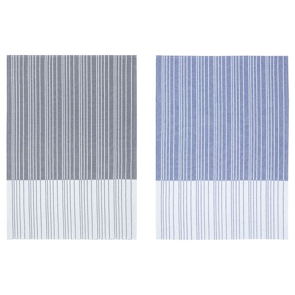 Полотенце кухонное, темно-синий/черный 50x70 см IKEA TIMVISARE ТИМВИСАРЕ 503.717.91 - фото 2