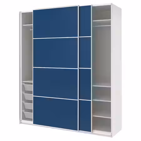 PAX / MEHAMN Гардероб с раздвижными дверьми