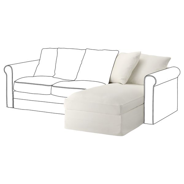 Секция козетки, Inseros белый IKEA GRÖNLID 694.069.60 - фото 1