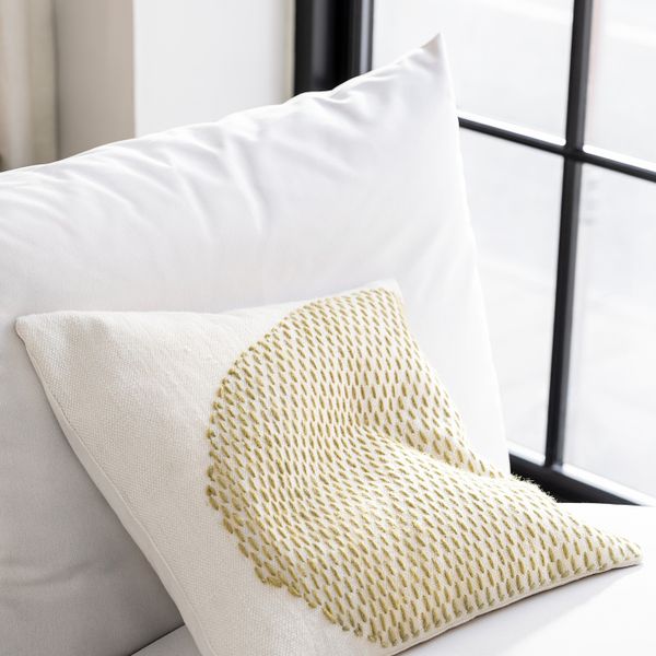 Чехол на подушку, неокрашенный зеленый/ручная работа 50x50 см IKEA LOKALT ЛОКАЛЬТ 104.994.90 - схема-чертеж с размерами