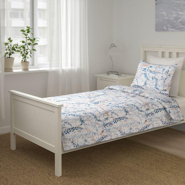 Комплект постельного белья,3 предм., цветок 150x200/50x70 см IKEA BENVED БЕНВЕД 304.559.18 - фото 3