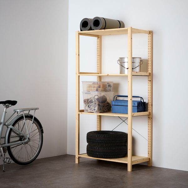 Боковая стойка 50x179 см IKEA IVAR ИВАР 603.787.49 - схема-чертеж с размерами