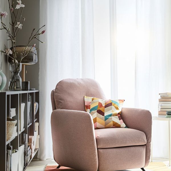 Ковер, короткий ворс, разноцветный 133x195 см IKEA STENMÄTARE СТЕМЭТАРЕ 404.705.17 - схема-чертеж с размерами