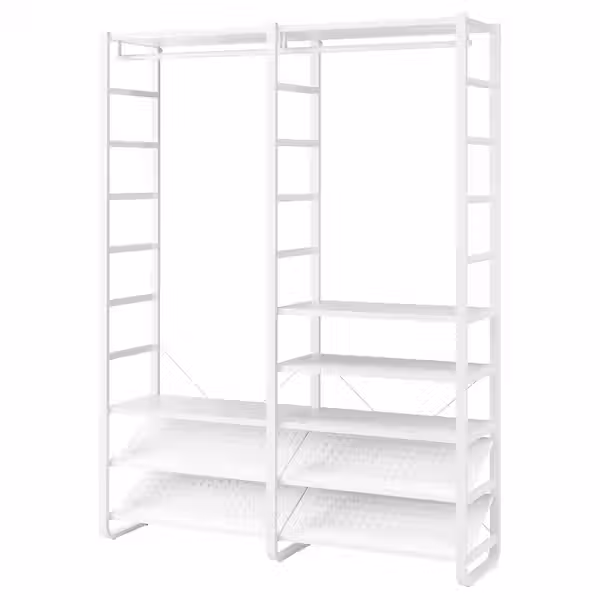 ELVARLI Гардероб, комбинация - белый 165x40x216 см - фото 1
