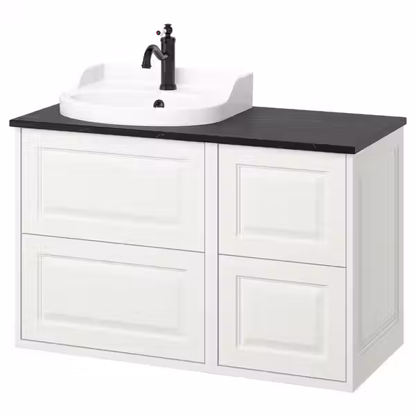 TÄNNFORSEN ТАННФОРСЕН / RUTSJÖN РУТШЁН Шкаф п-раковину/раковина/смеситель - фото 1