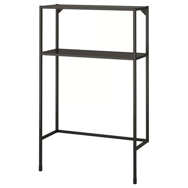 ENHET Каркас с полками д/стиральн машины - антрацит 80x30x129 см - фото 1