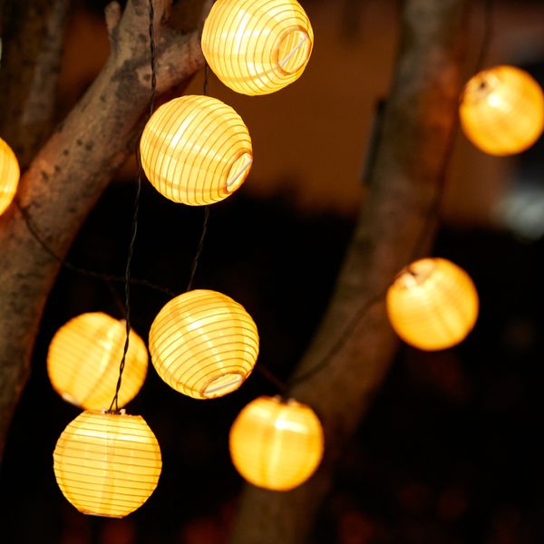 Гирлянда, 12 светодиодов, с батарейным питанием/для сада желтый IKEA СОЛВИДЕН 404.530.56 - фото 3