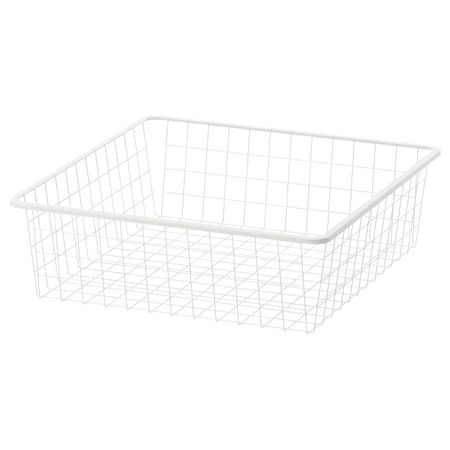 Проволочная корзина, белый 50x51x15 см IKEA JONAXEL ЙОНАКСЕЛЬ 604.313.32