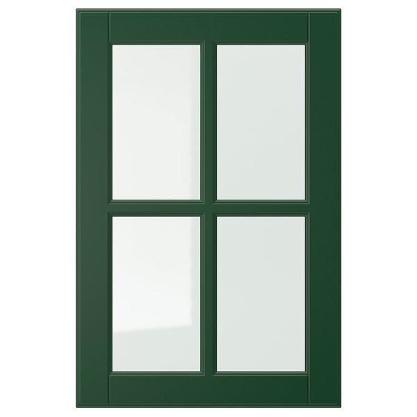 Стеклянная дверь, темно-зеленый 40x60 см IKEA BODBYN БУДБИН 704.446.64 - фото 1