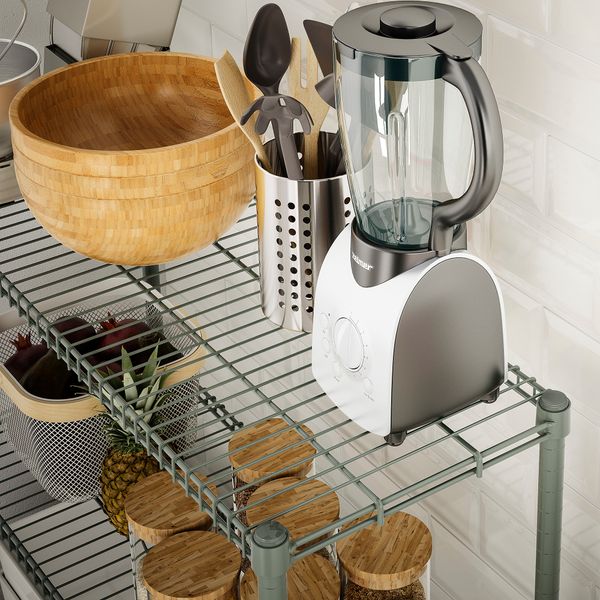 Стеллаж, серо-зеленый, 92x36x94 см IKEA OMAR ОМАР 504.830.72 - фото 4