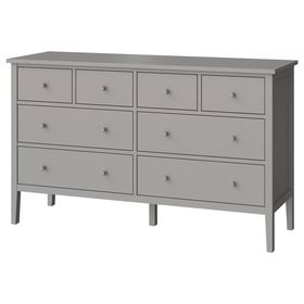 GULLABERG Комод с 8 ящиками - серый 168x48x100 см