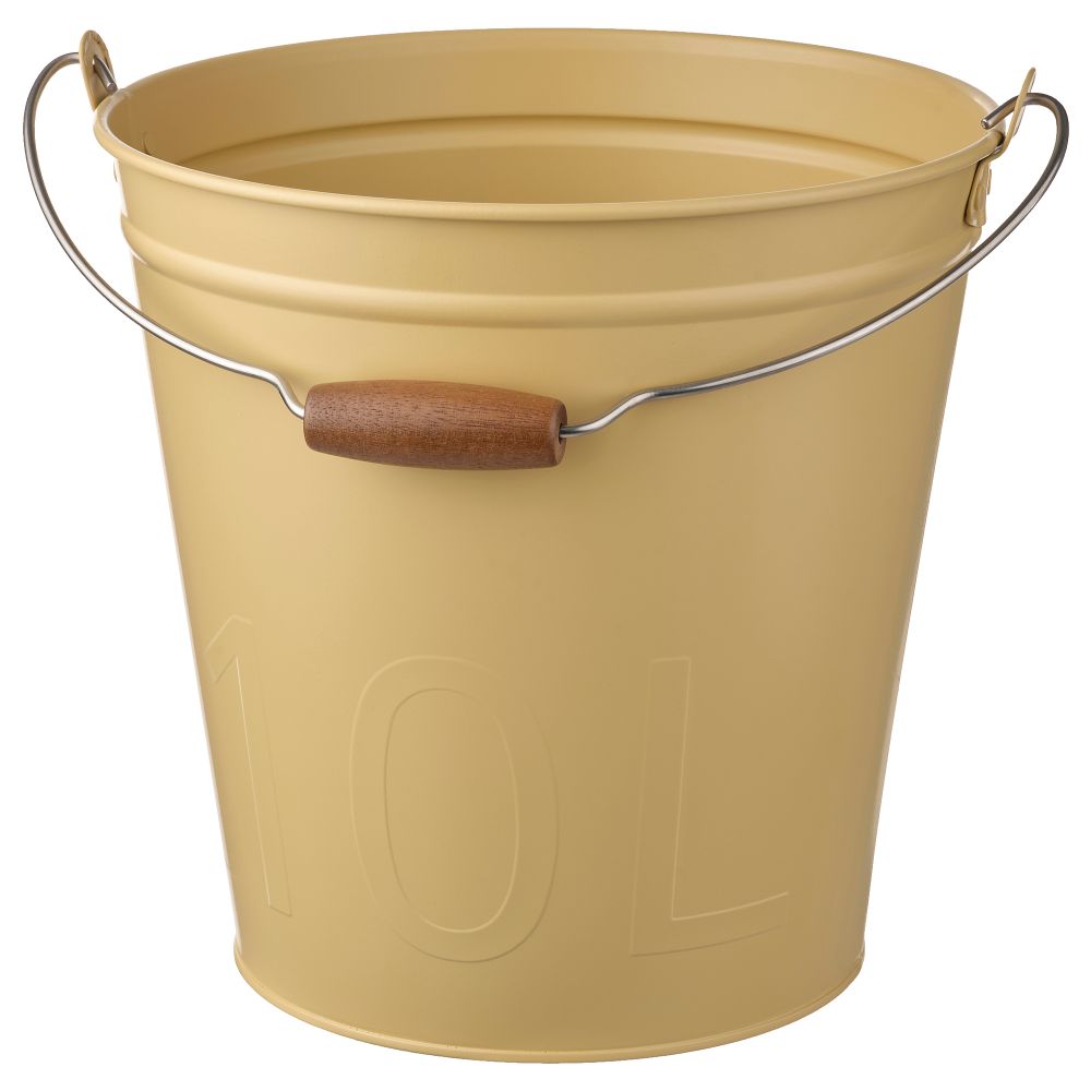 Ведро-горшок, для дома, улицы желтый, 10 л IKEA ÅKERBÄR 305.613.20 - фото 1