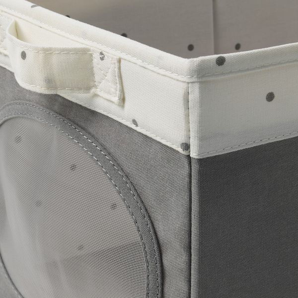 Коробка и корзина, серый 25x37x22 см IKEA NÖJSAM НОЙСЭМ 004.415.03 - схема-чертеж с размерами