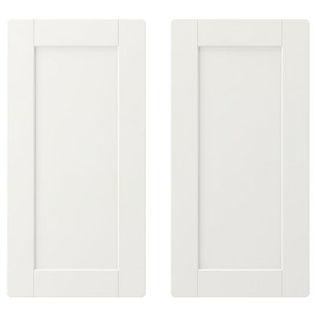 SMÅSTAD Дверь - белый/с рамой 30x60 см