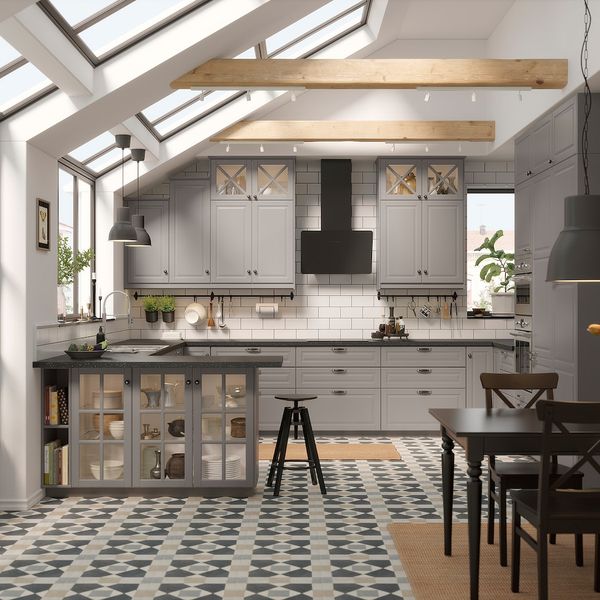 Колпак вытяжного шкафа стенного крепл, черный IKEA FINSMAKARE ФИНСМАКАРЕ 403.939.58 - схема-чертеж с размерами