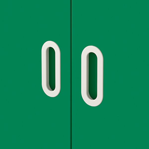 Дверь, зеленый 60x128 см 2 шт IKEA FRITIDS ФРИТИДС 803.867.48 - схема-чертеж с размерами