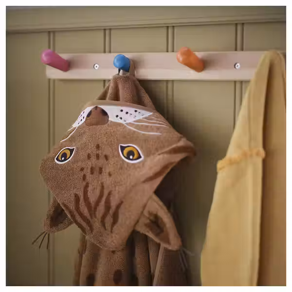 SKOGSDUVA СКОГСДУВА Полотенце с капюшоном - схема-чертеж с размерами