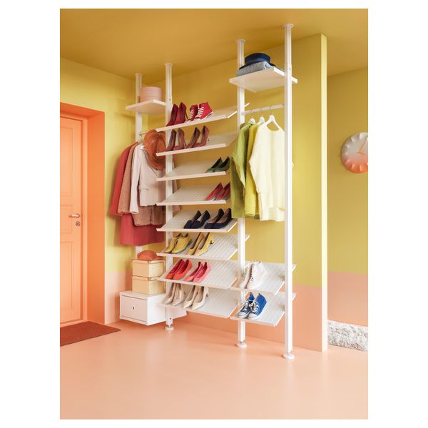 3 секции ЭЛВАРЛИ, белый (178x51x222-350 см) - схема-чертеж с размерами