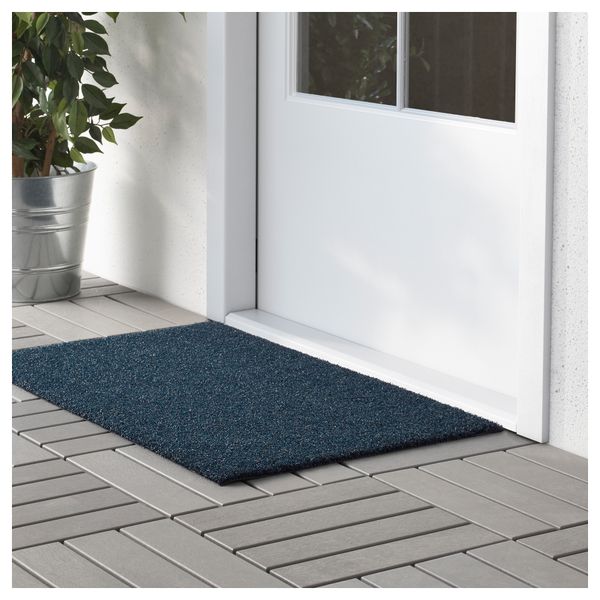 Придверный коврик ОПЛЕВ, д/дома/улицы темно-синий (50x80 см) - схема-чертеж с размерами