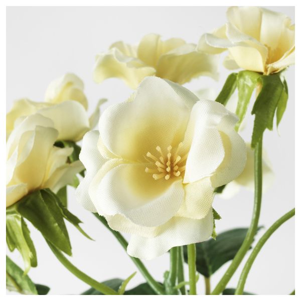 Искусственное растение в горшке ФЕЙКА, Роза разные цвета (9 см) - фото 3